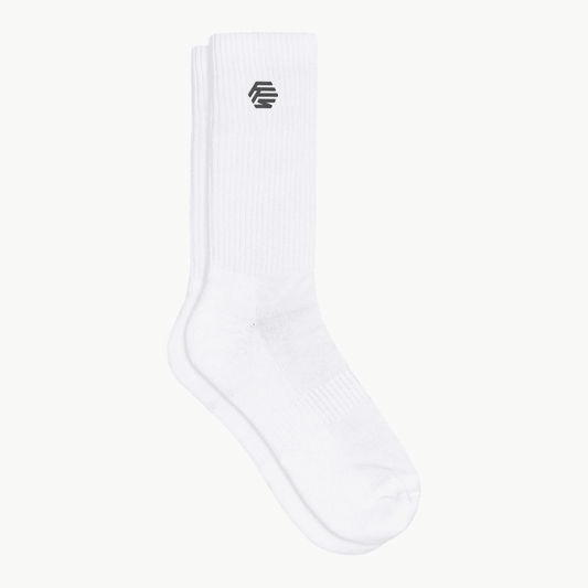 SOCKS -  2 PAIRS WHITE