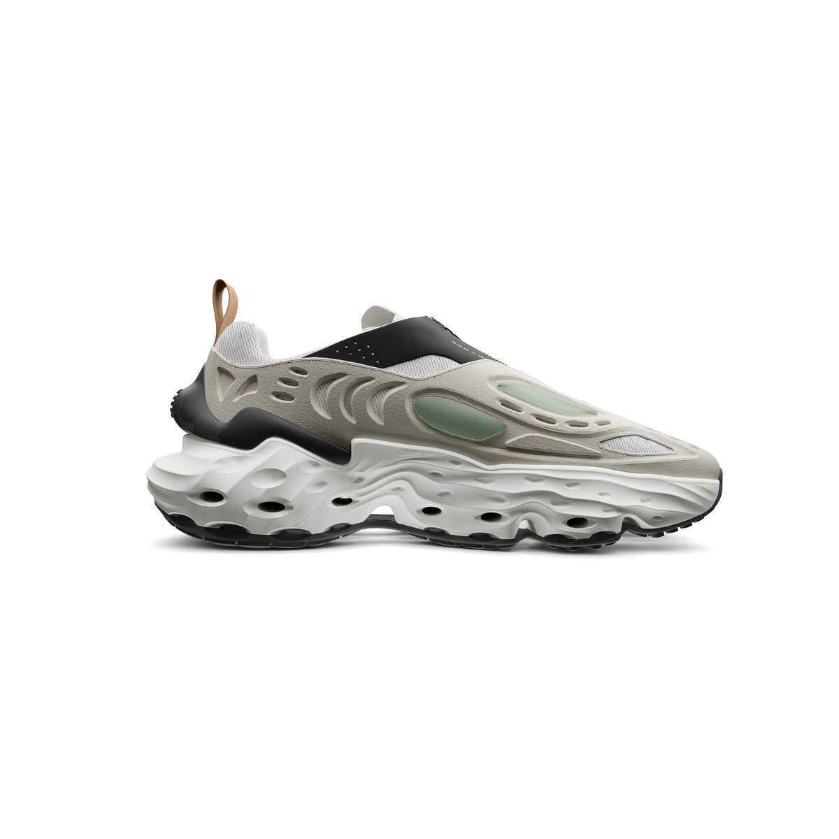 Flowers for Society Sneaker Seed.One Memo-Z Kah Bane collaboration medial view
